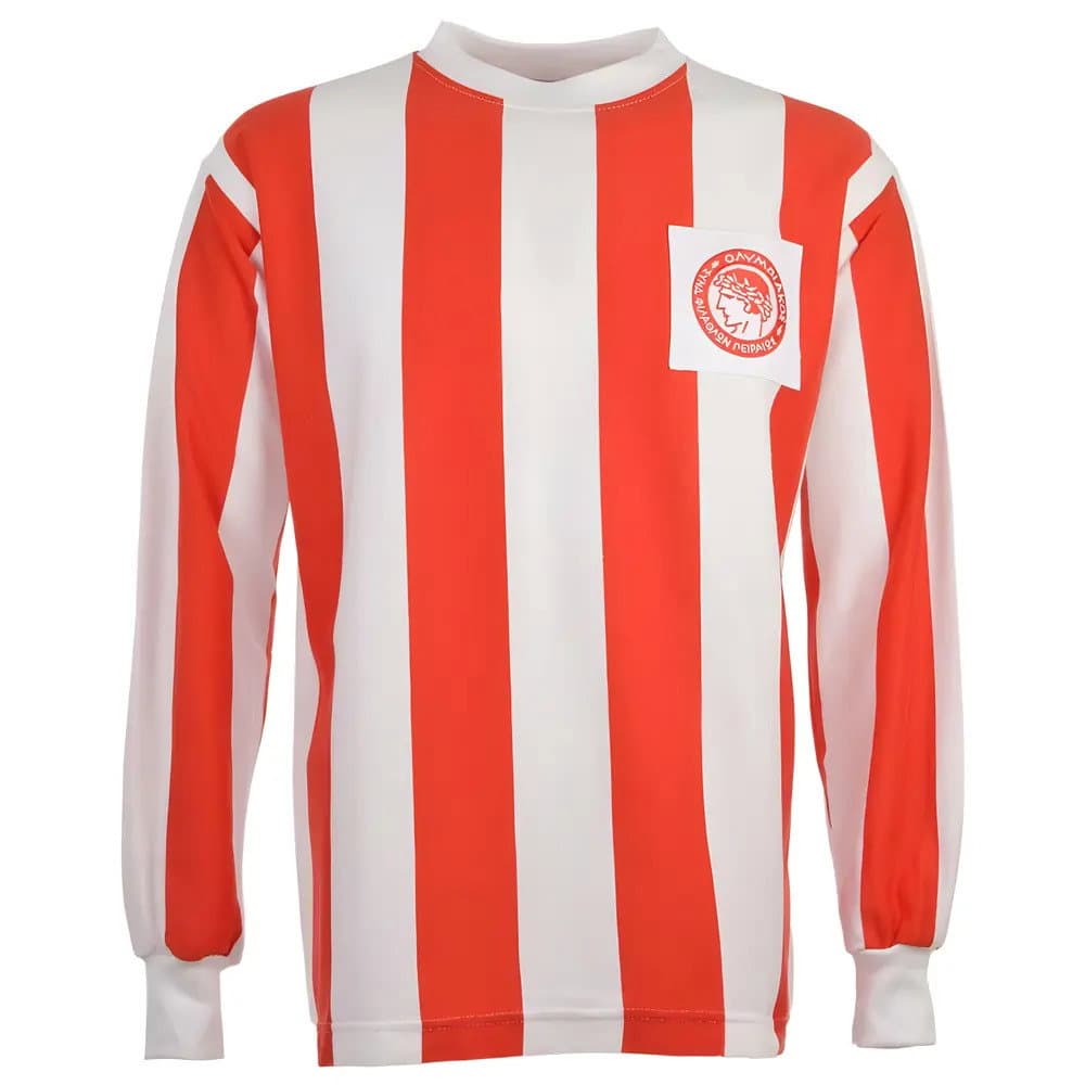 Olympiakos 1970s Retro Football Shirt