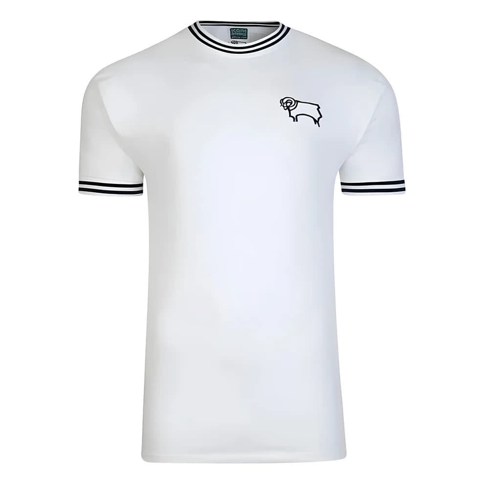Score Draw Derby County 1972 Retro Football Shirt