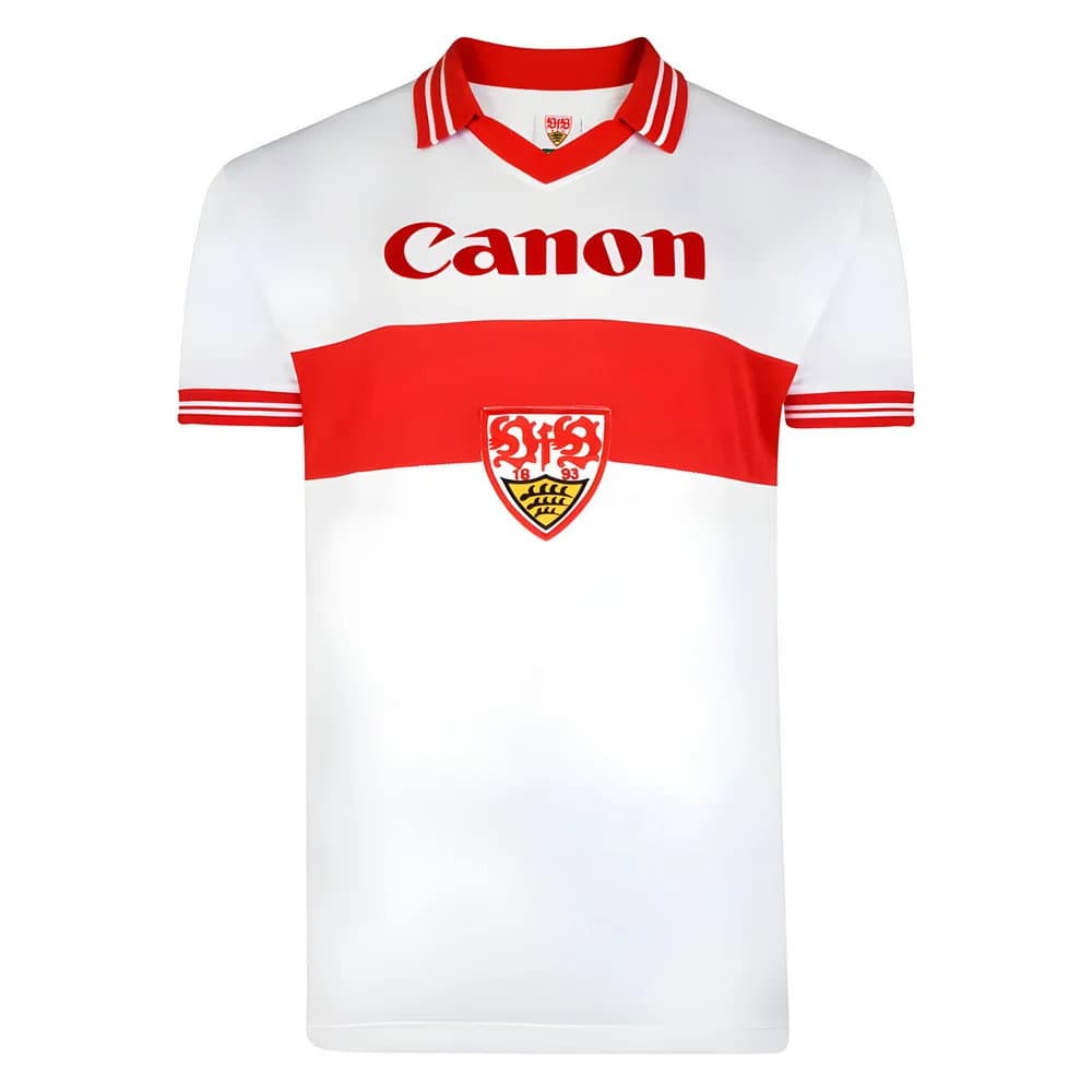 Score Draw Vfb Stuttgart 1980 Retro Football Shirt