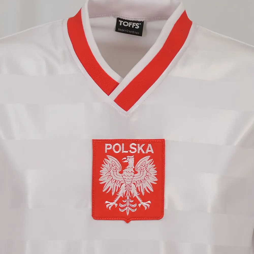 Poland 1986 Away Retro Football Shirt