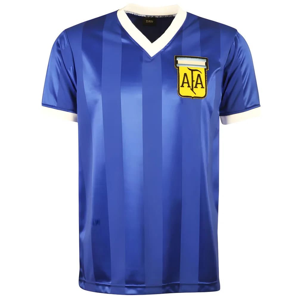 Argentina 1986 World Cup Away No 10 Kids Shirt