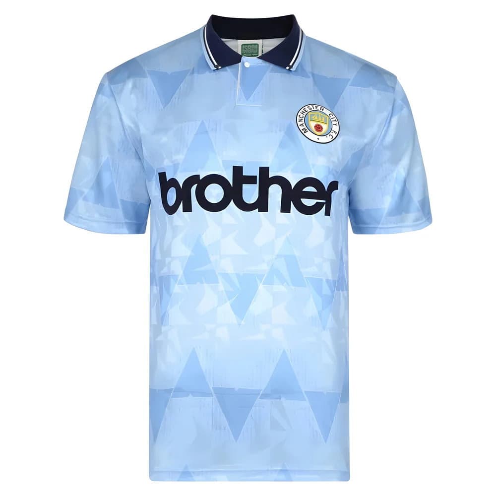 Score Draw Manchester City 1989 Home Shirt