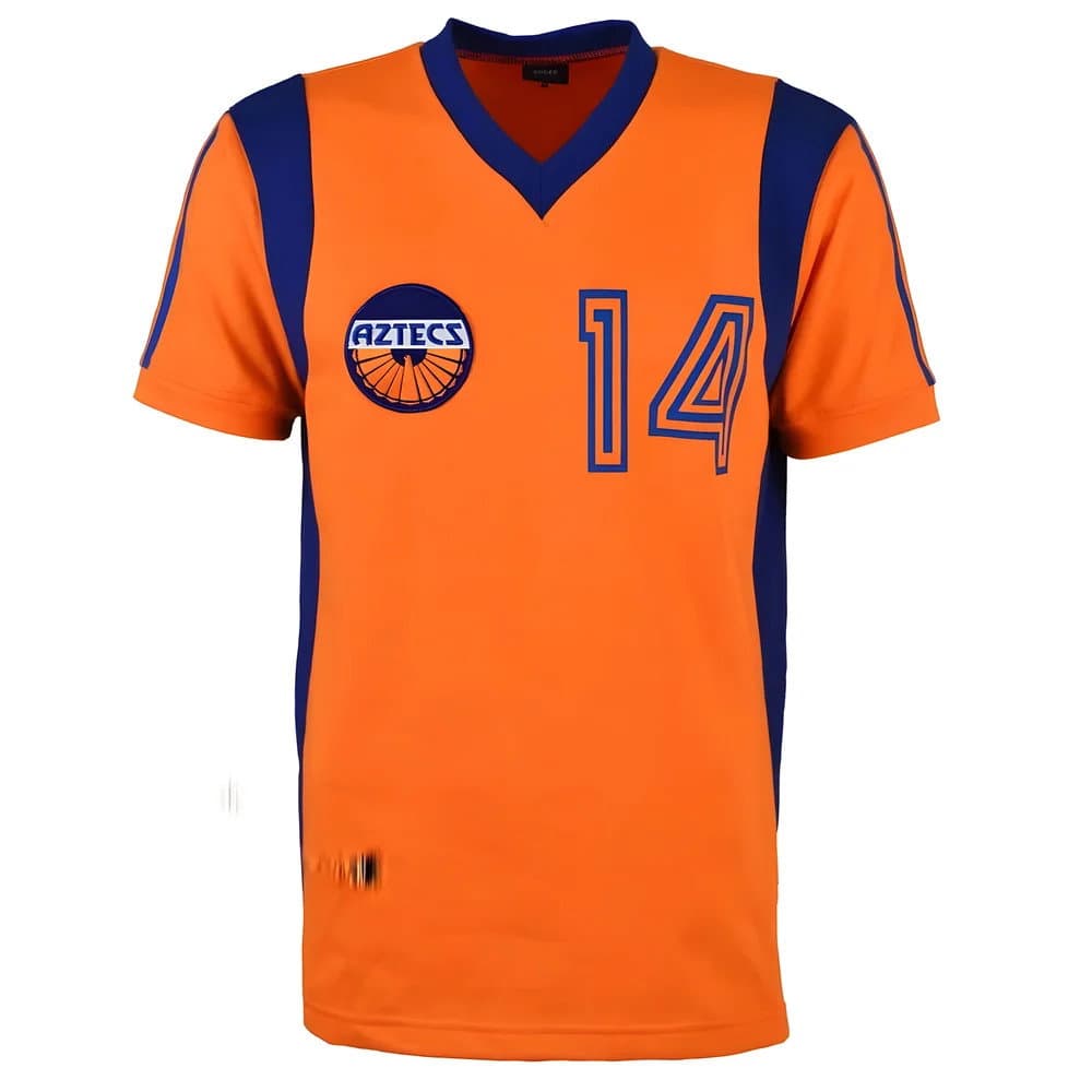 LA Aztecs 1979 No 14 Away Retro Football Shirt