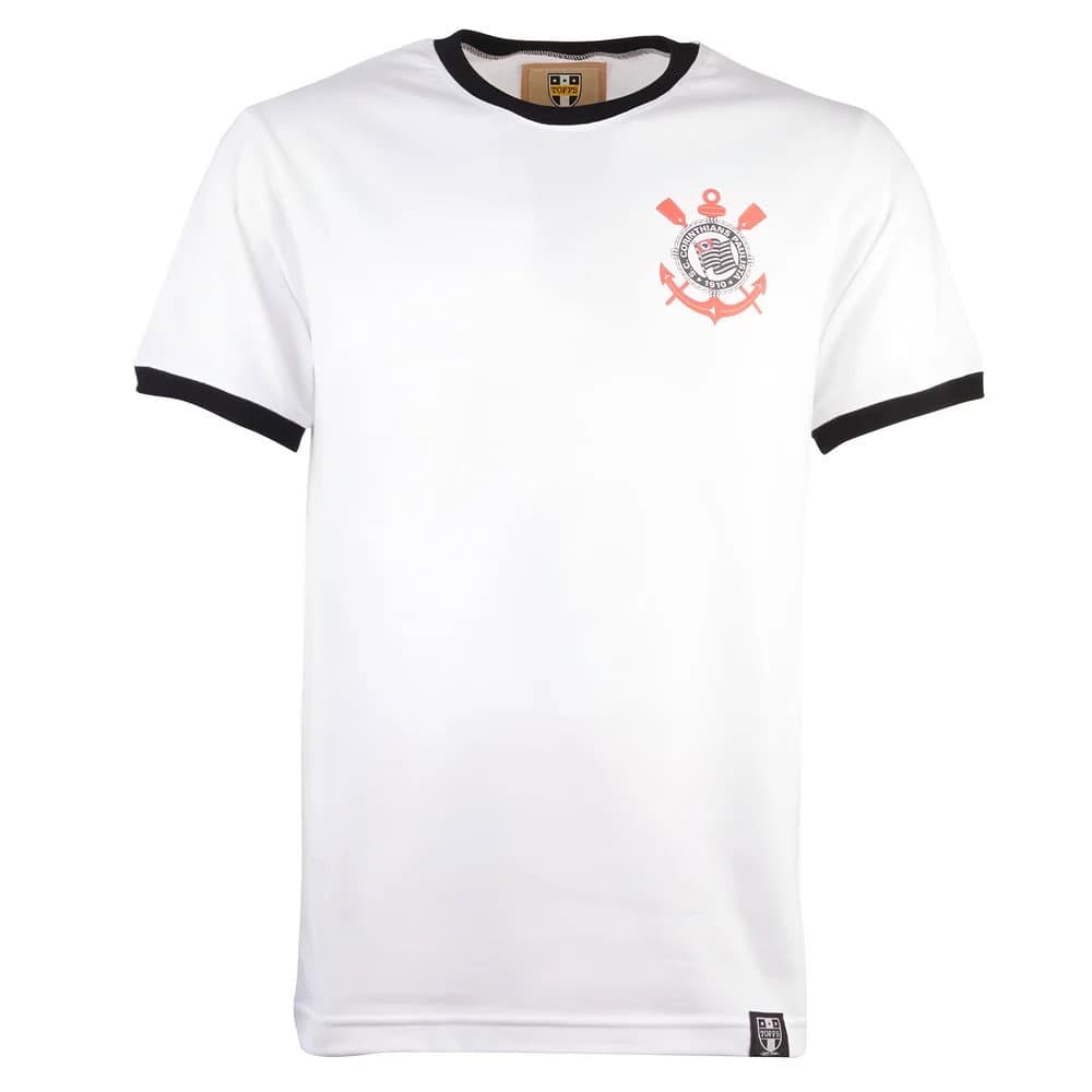 Corinthians Paulista 12th ManT-Shirt - White/Black Ringer