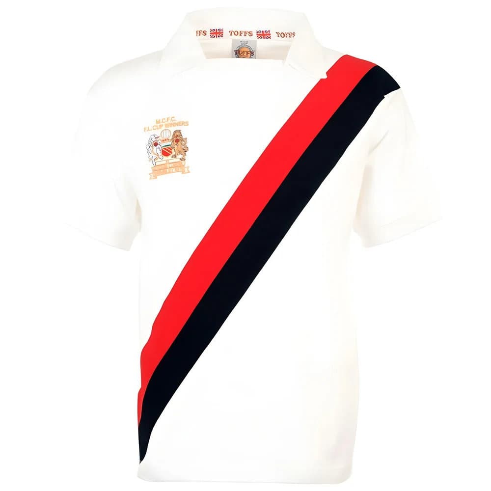 Manchester City 1976 League Cup Winners Retro Football Shirt
