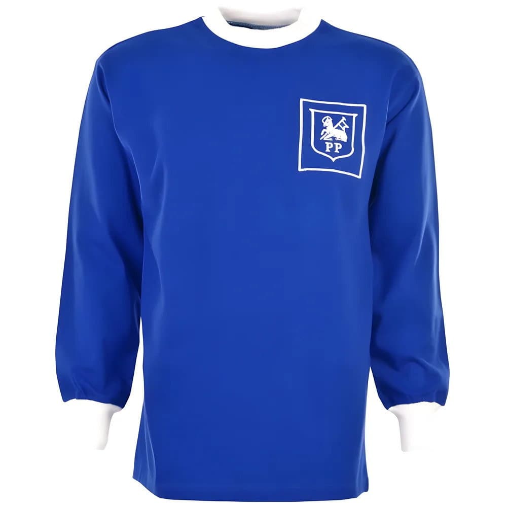 Preston North End 60's Away Royal Retro Football Shirt