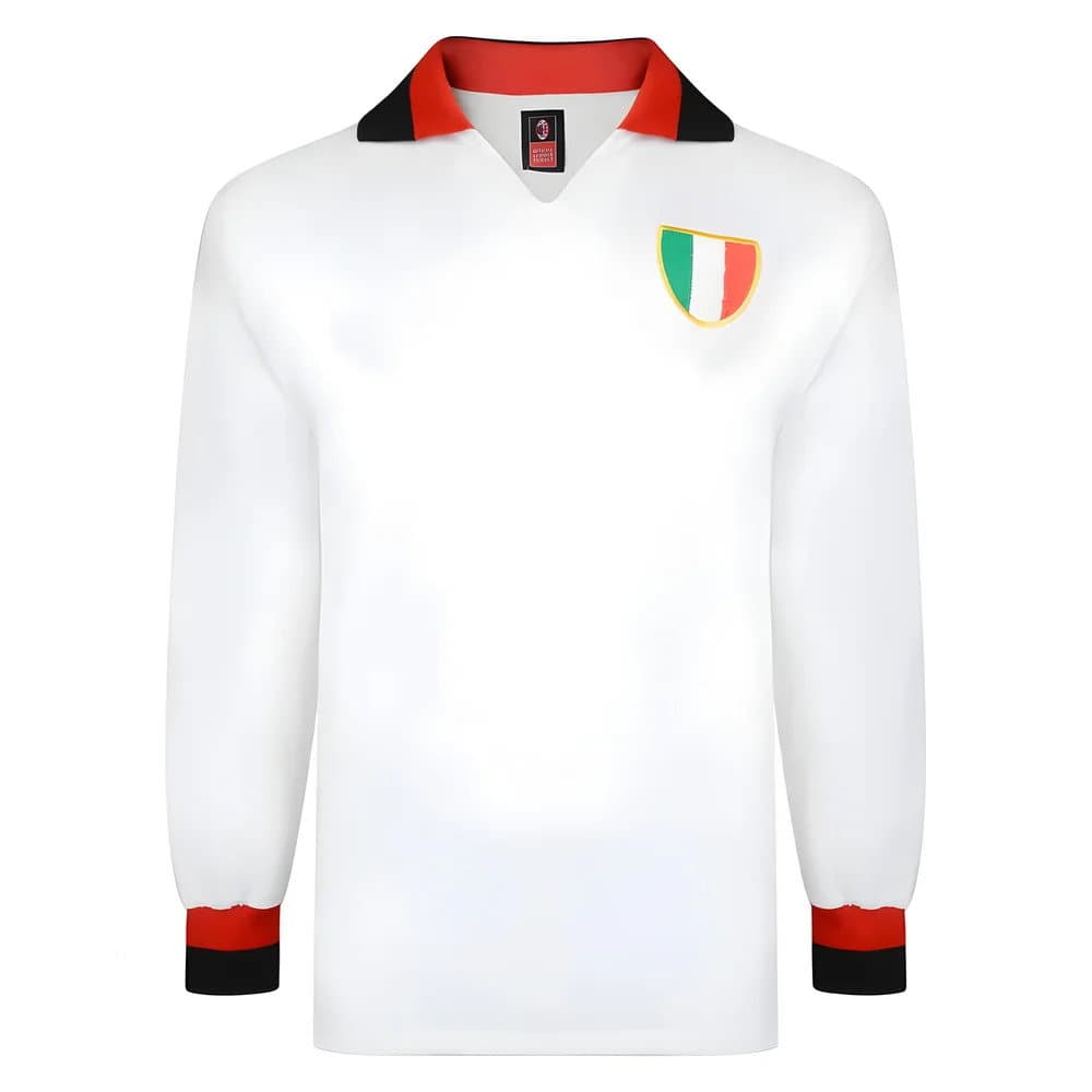 Score Draw Ac Milan 1963 European Cup Final Retro Football Shirt