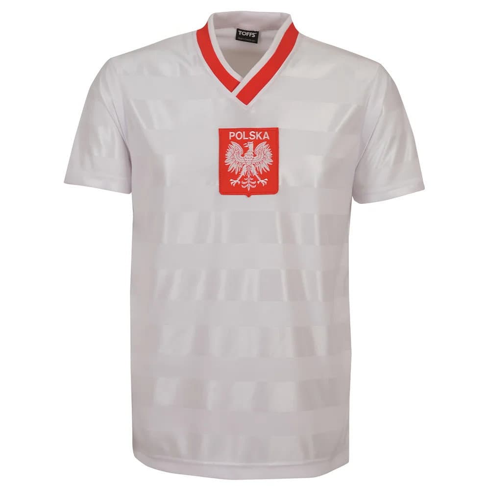 Poland 1986 Away Retro Football Shirt