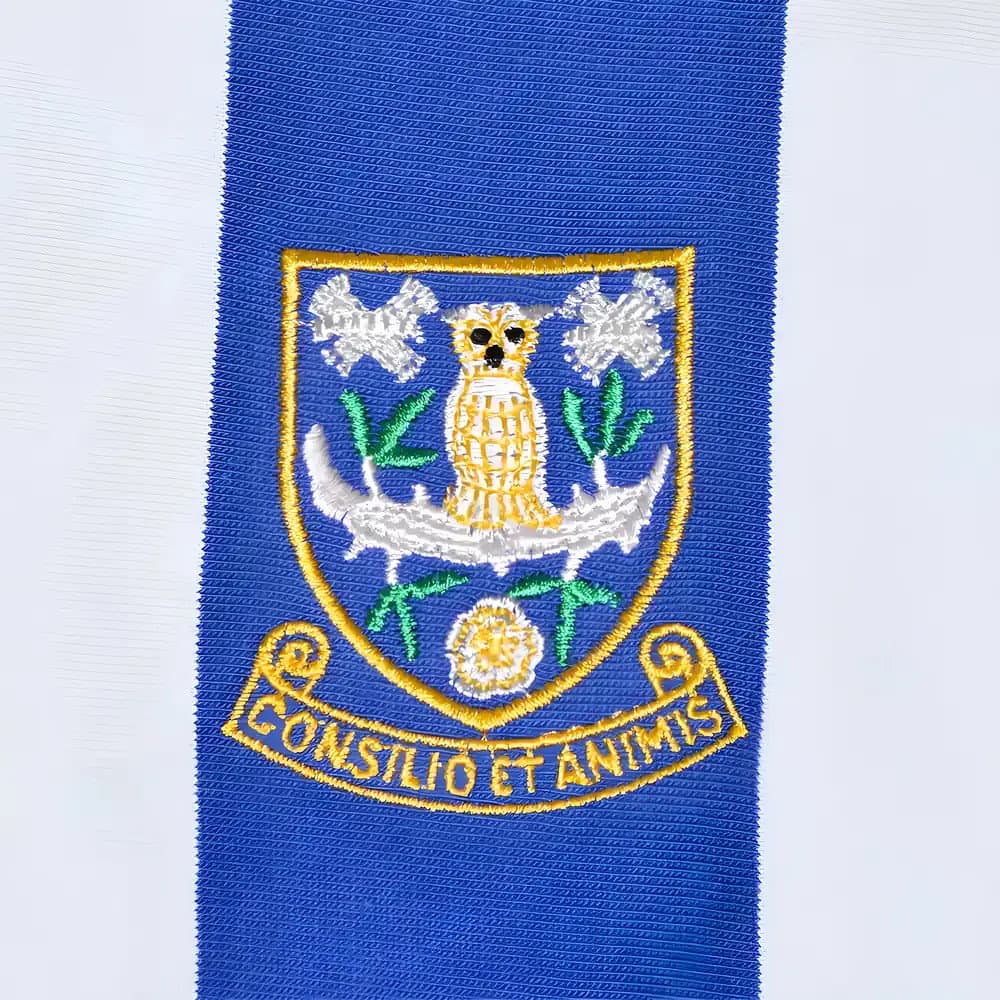 Sheffield Wednesday 1970s Kids Stripe Retro Football Shirt