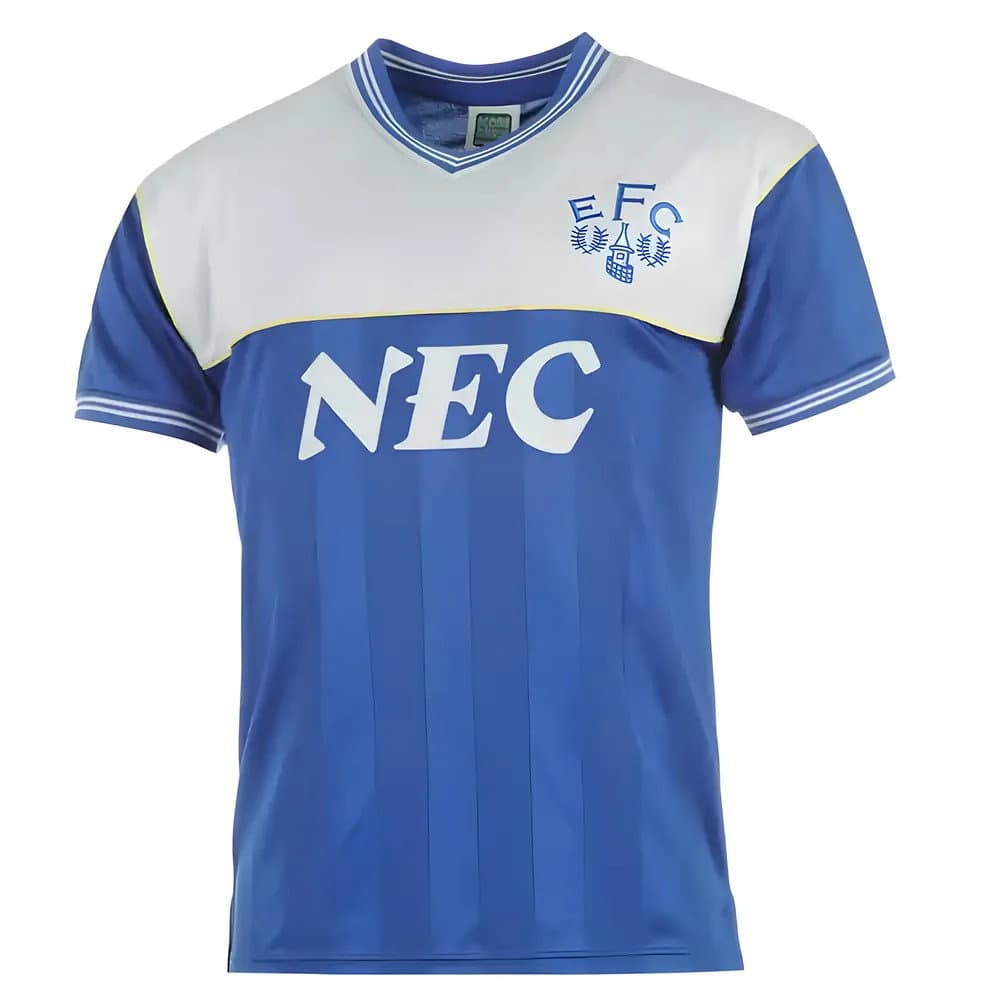 Score Draw Everton 1986 Home Shirt