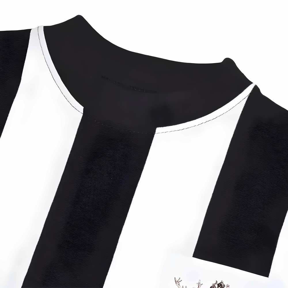 Notts County 1960s-1970s Retro Football Shirt