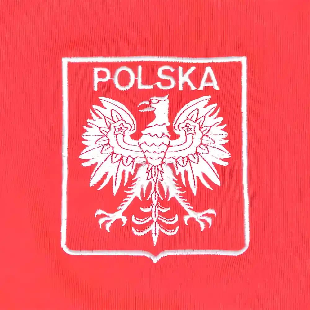 Poland 1970s Red Retro Football Shirt