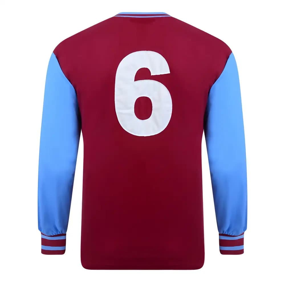 Score Draw West Ham United 1964 FA Cup Final No6 Retro Football Shirt