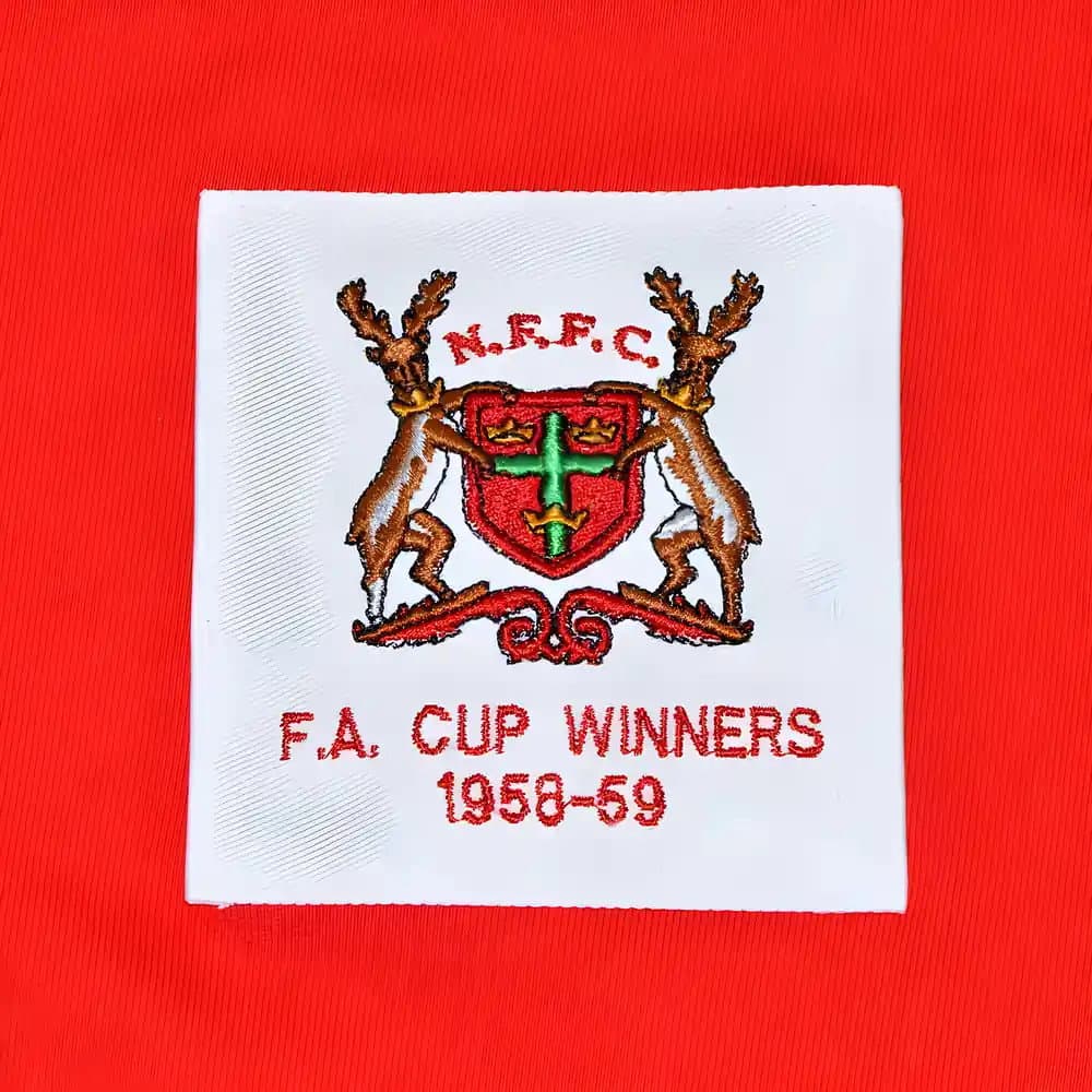 Nottingham Forest 1959 Cup Final Kids Retro Football Shirt