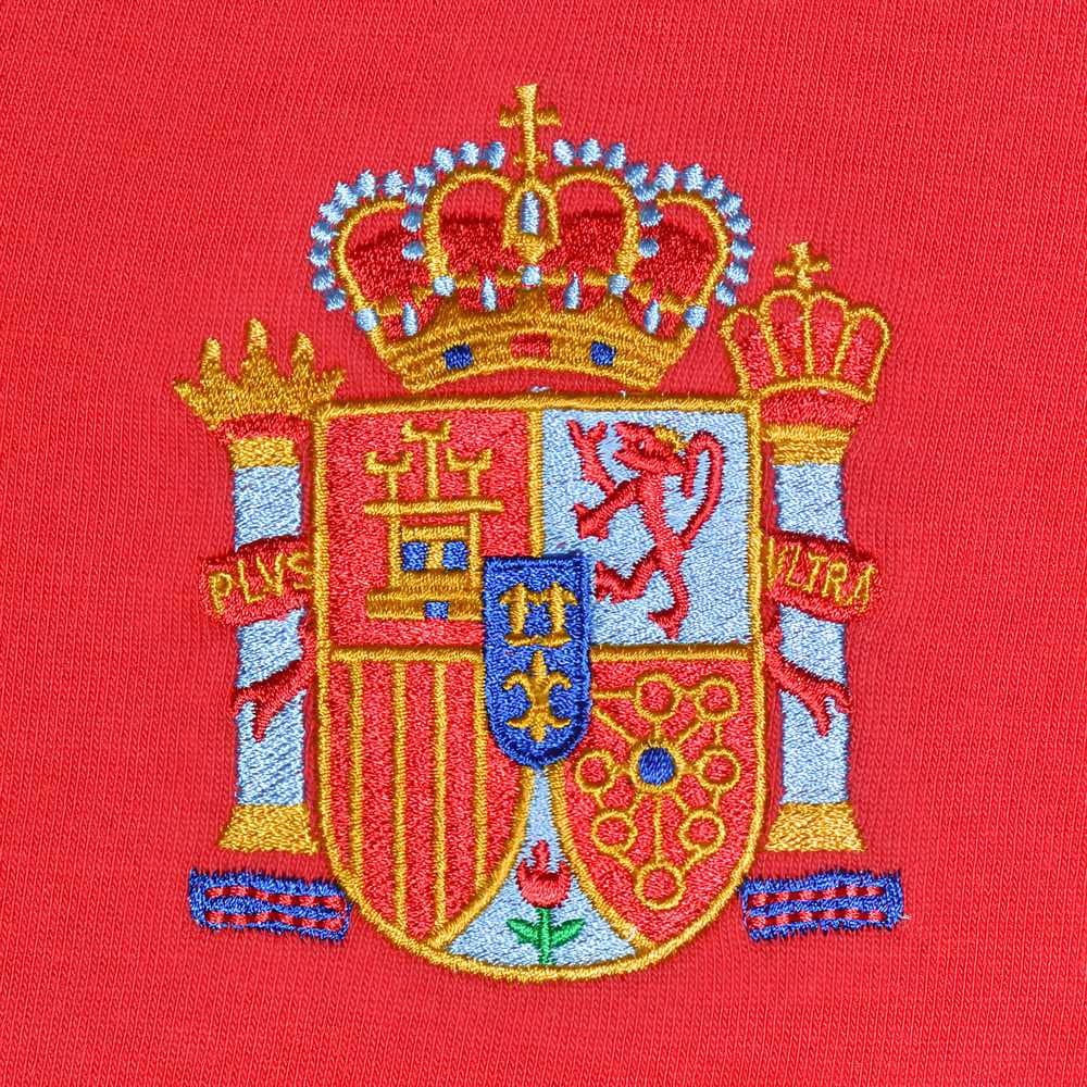 Spain 1982 World Cup Kids Red Retro Football Shirt
