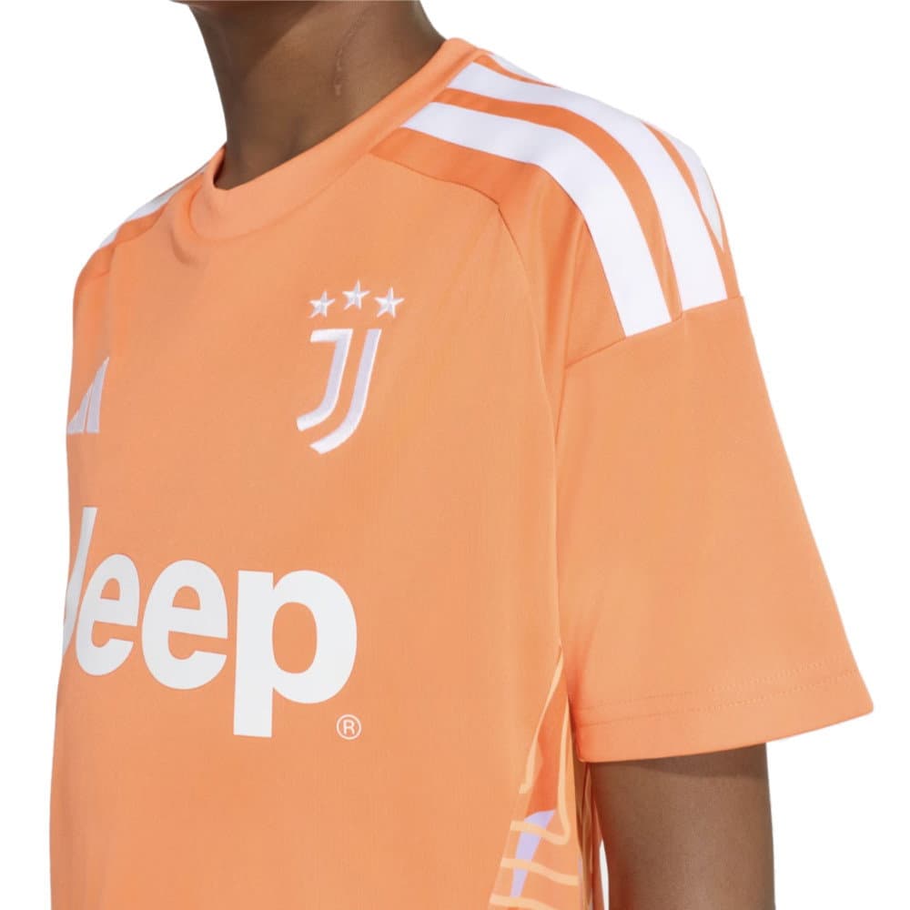 2026-2027 Juventus Home Goalkeeper Shirt (Orange) - Kids