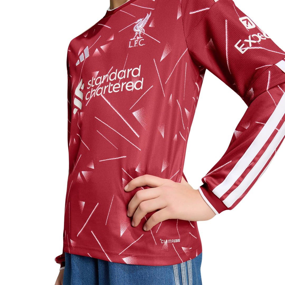 2026-2027 Liverpool Long Sleeve Home Shirt (Kids)
