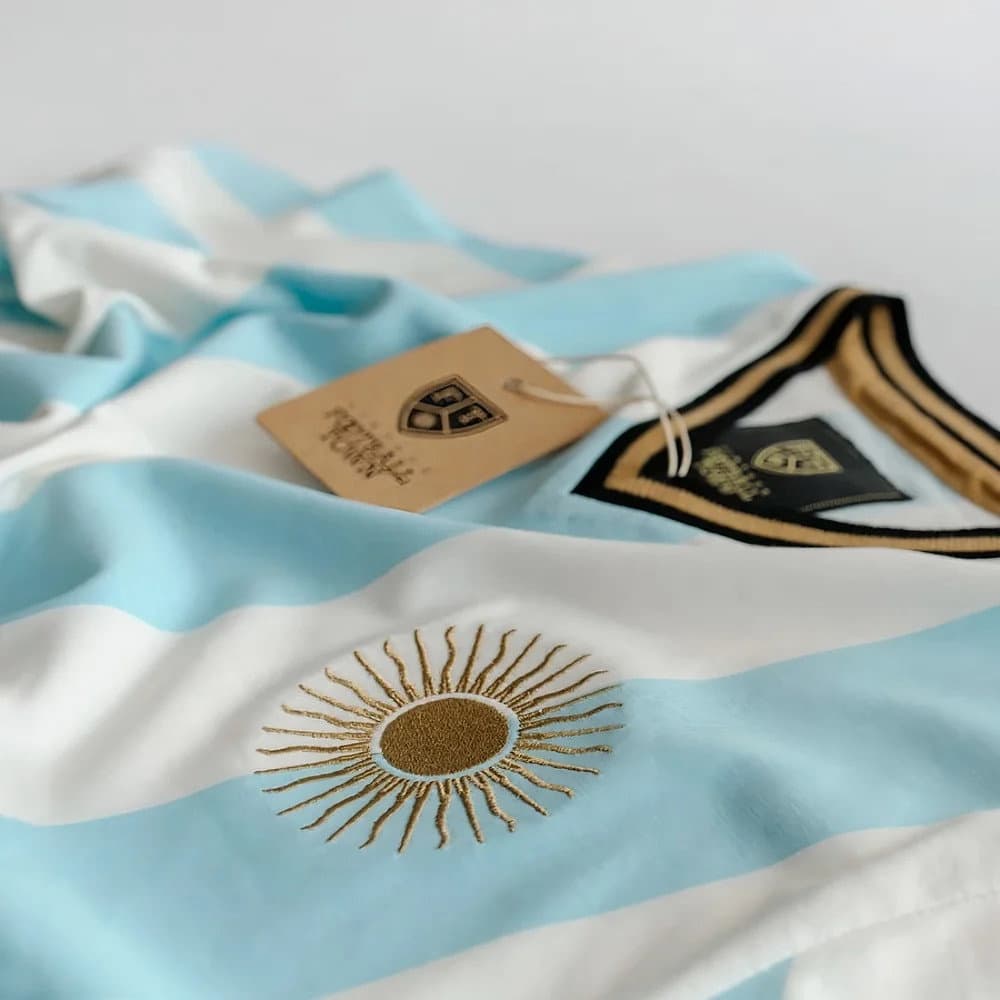 Vintage Argentina El Sol Albiceleste Soccer Jersey