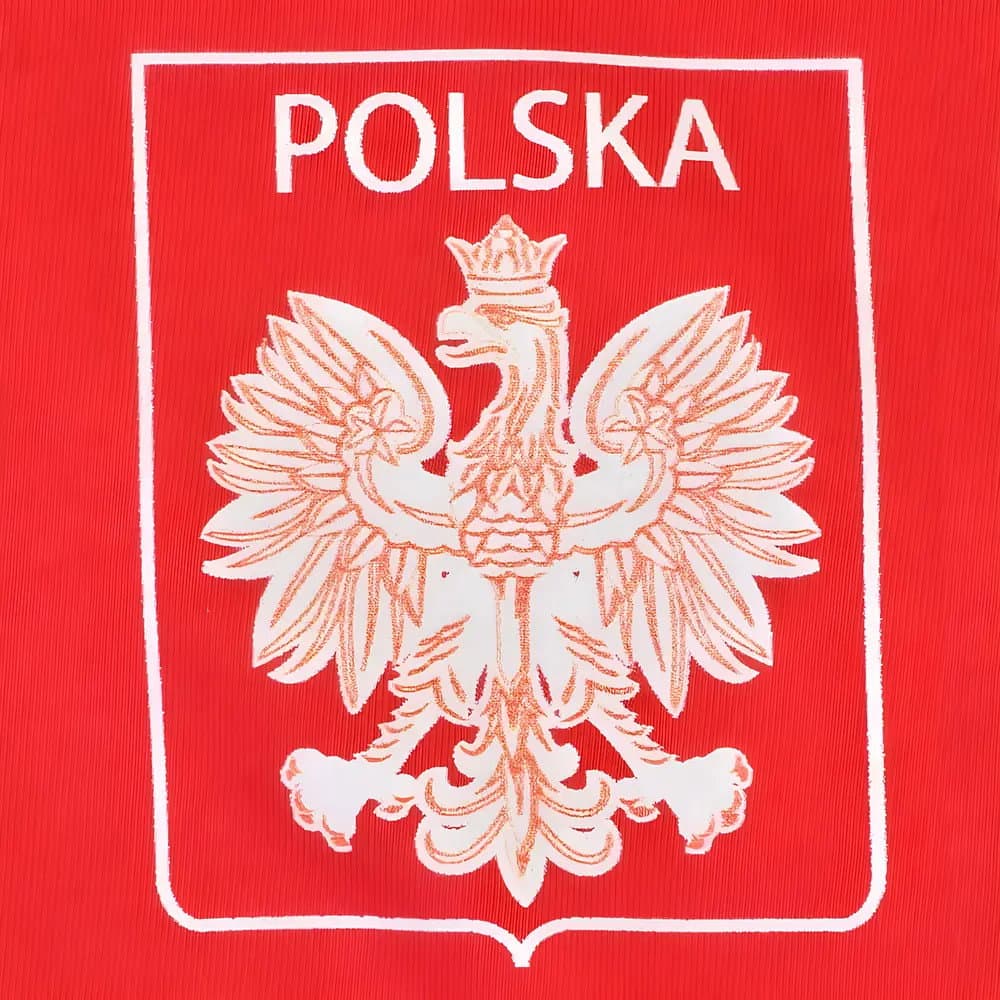 Poland 12th ManT-Shirt - Red/White Ringer