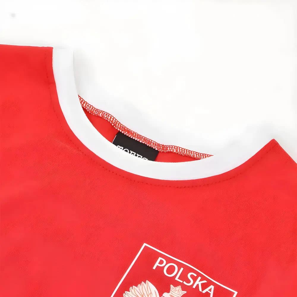 Poland 12th ManT-Shirt - Red/White Ringer