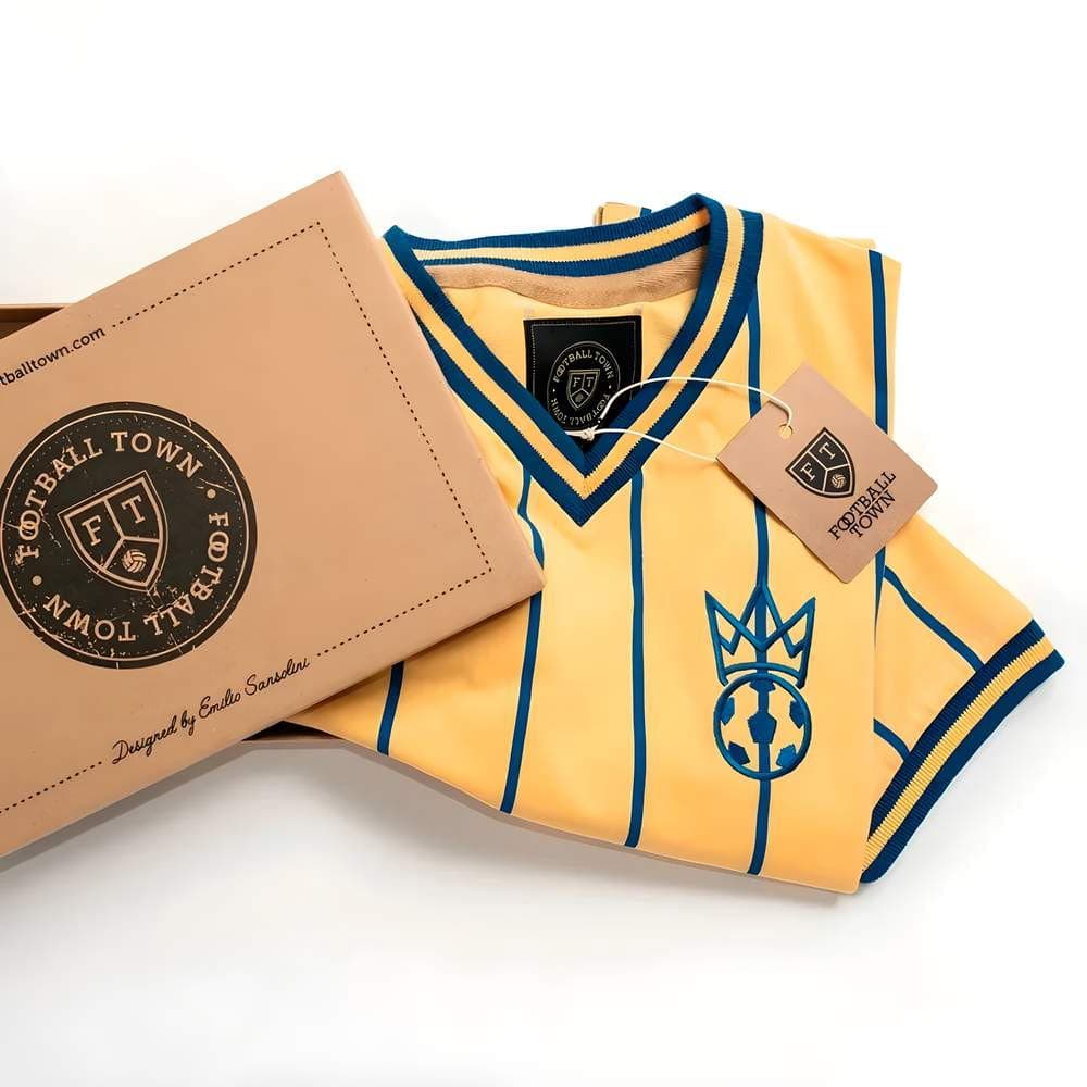 Vintage Ukraine Tryzub Soccer Shirt