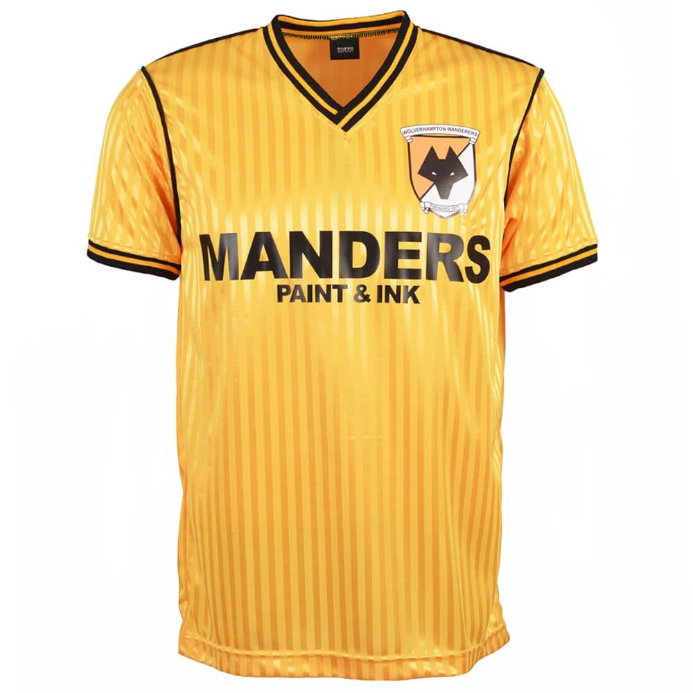 Wolverhampton Wanderers 1988-90 Manders Retro Football Shirt