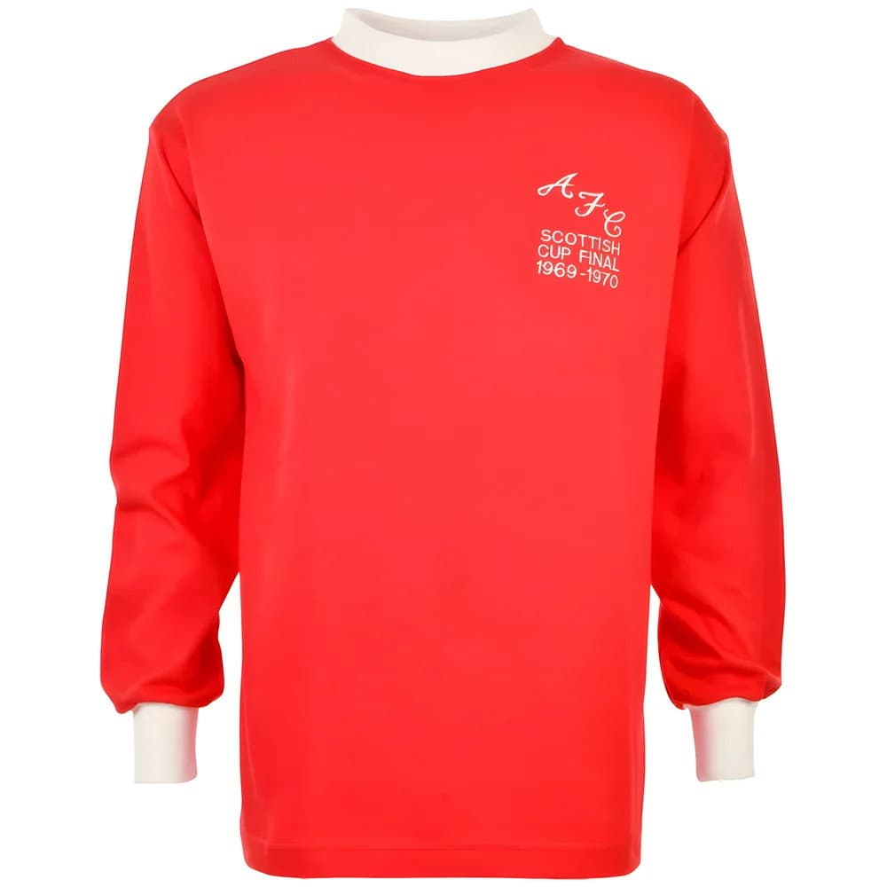 Aberdeen 1970 Scottish Cup Final Kids Retro Shirt