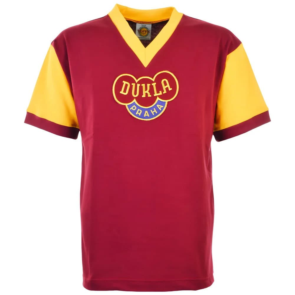 Dukla Prague 1960s Kids Retro Football Shirt