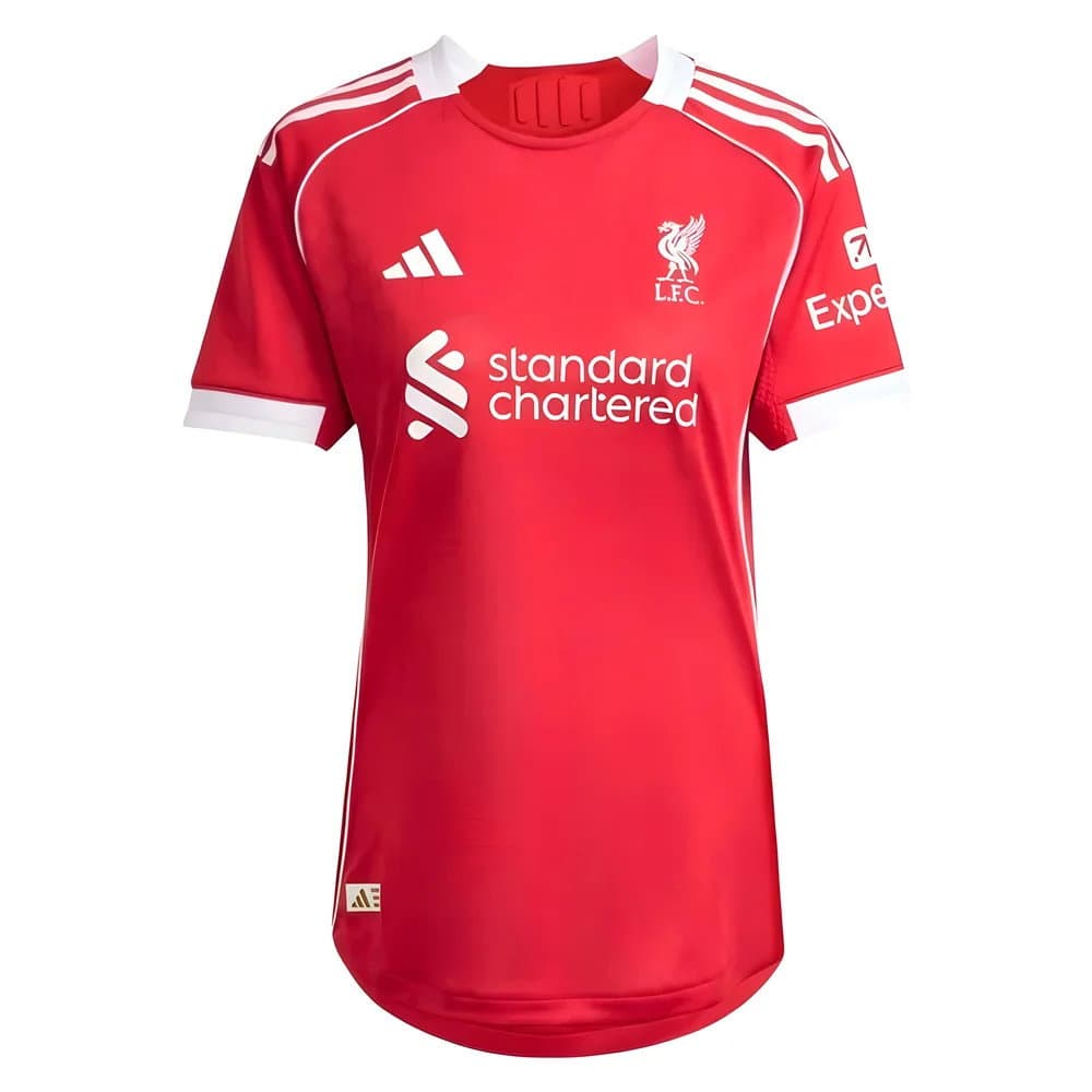 2025-2026 Liverpool Authentic Home Shirt (Womens)