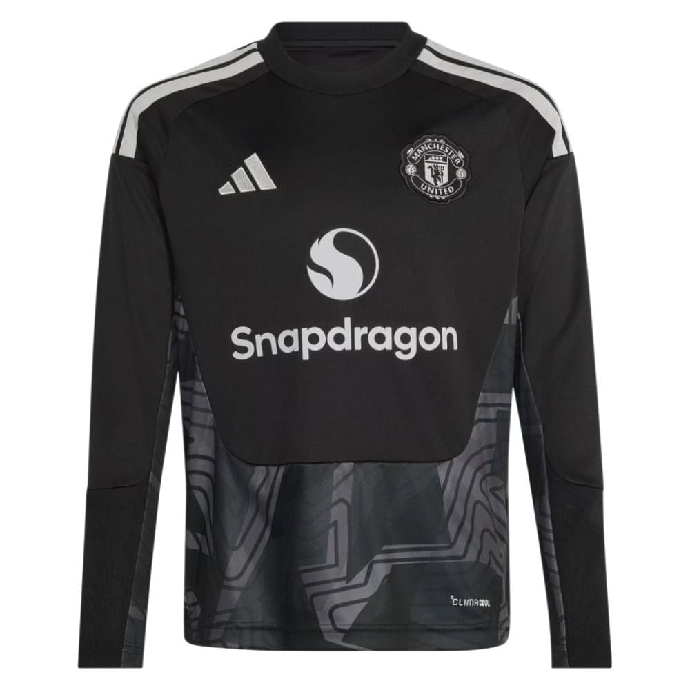 2026-2027 Man Utd Home Goalkeeper Shirt (Black) - Kids