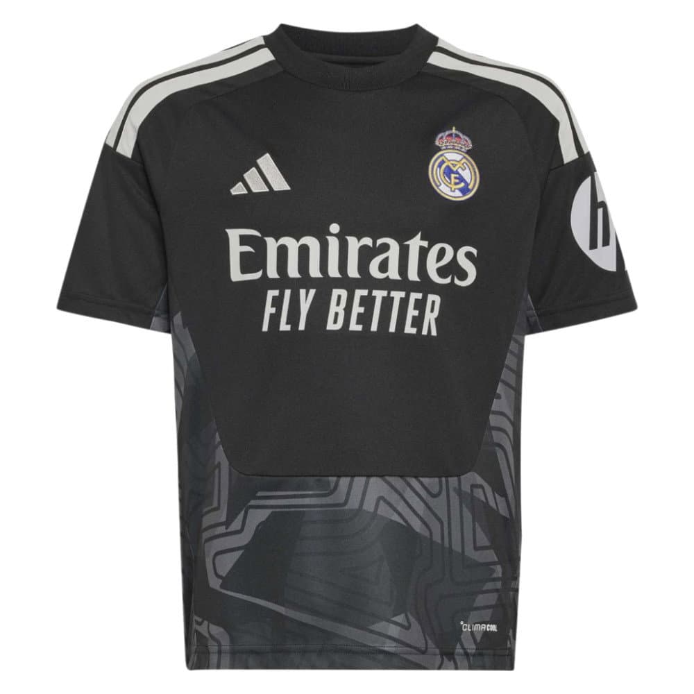 2026-2027 Real Madrid Home Goalkeeper Shirt (Black) - Kids