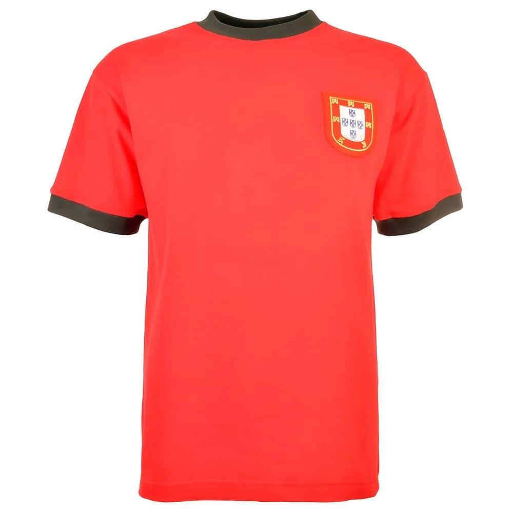 Portugal 1966 Short Sleeve Retro Football Shirt