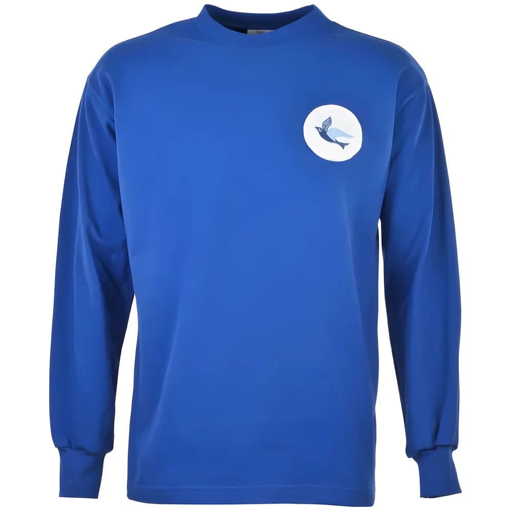 Cardiff City 1960s Kids Retro Football Shirt