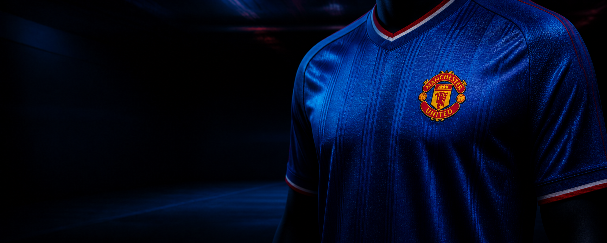 Manchester United shirt route artwork